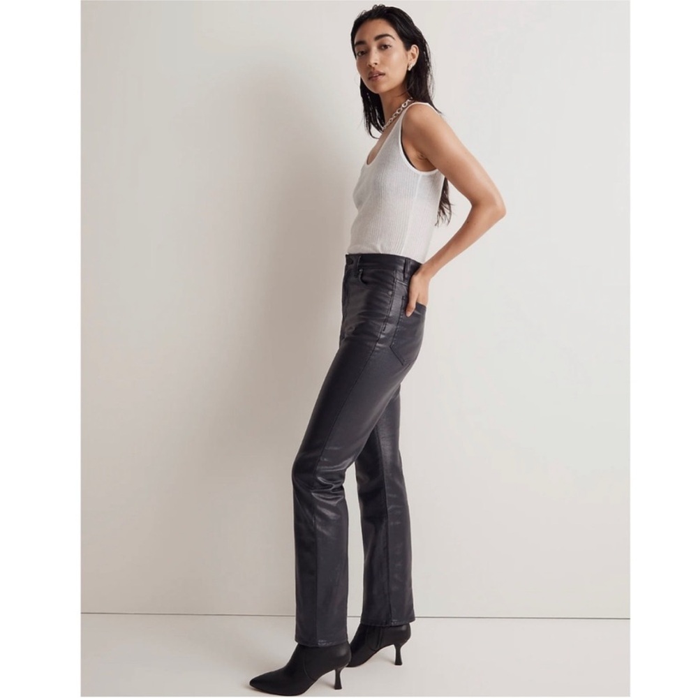 Madewell The ‘90s Straight Jean in Midnight Blue Foil SZ 26 EUC - Picture 3 of 9